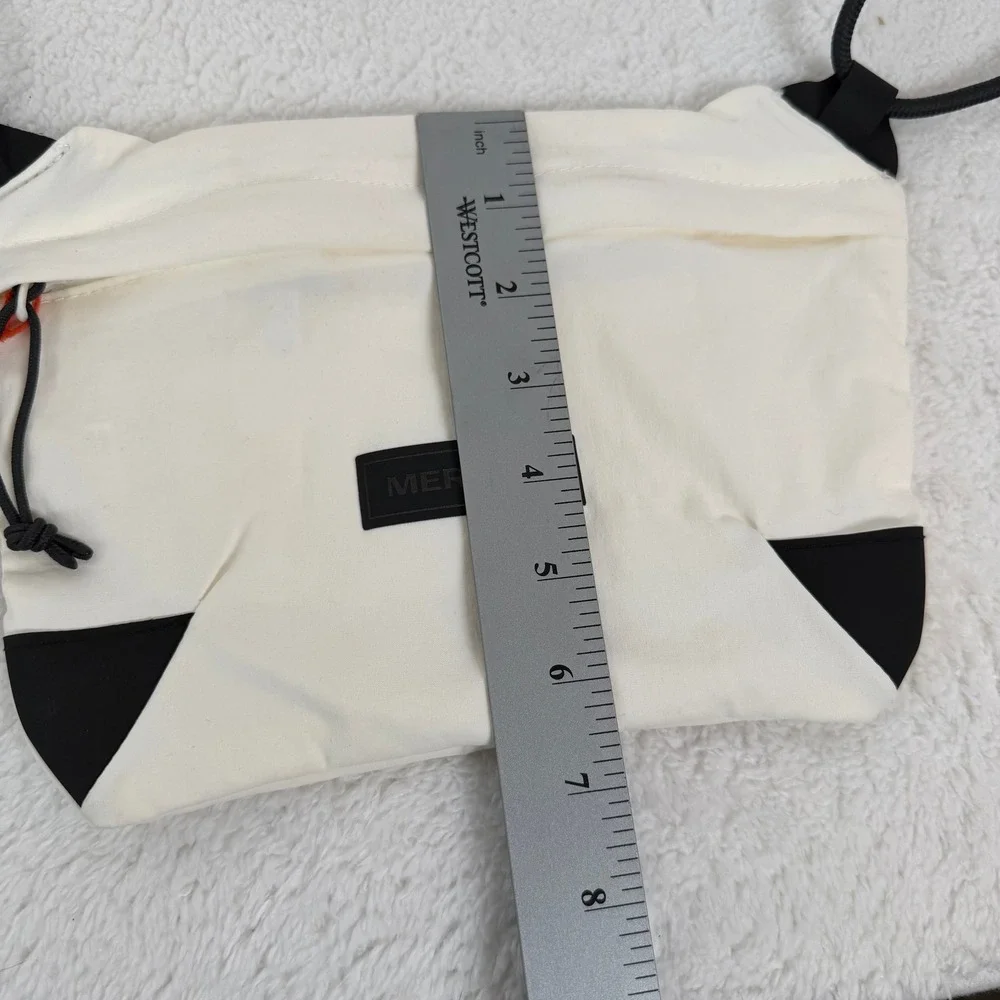 Merrell Wayfinder Packable Sacoche Bag White Black Water Resistant Crossbody - Picture 6 of 13